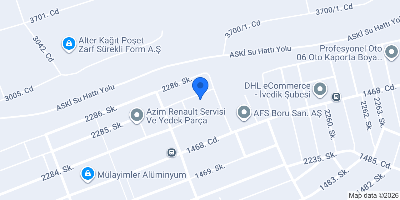 Yılmaz Cıvata konumu