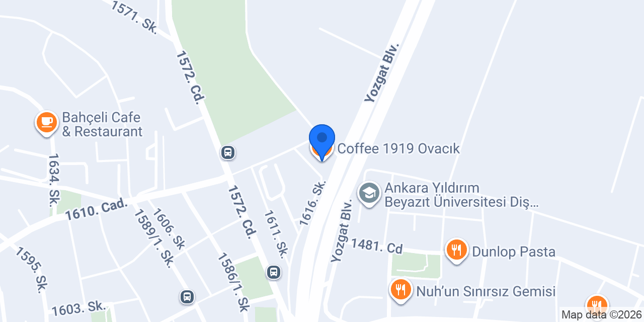 Coffee 1919 Ovacık konumu