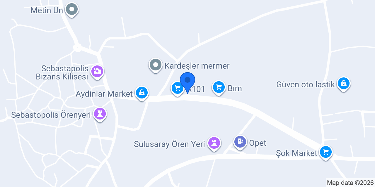 Hasgül Mobilya konumu