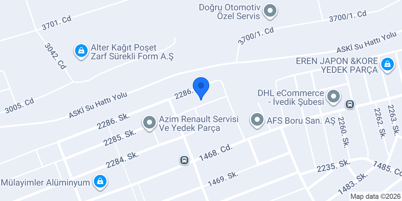 ATA FORKLİFT konumu