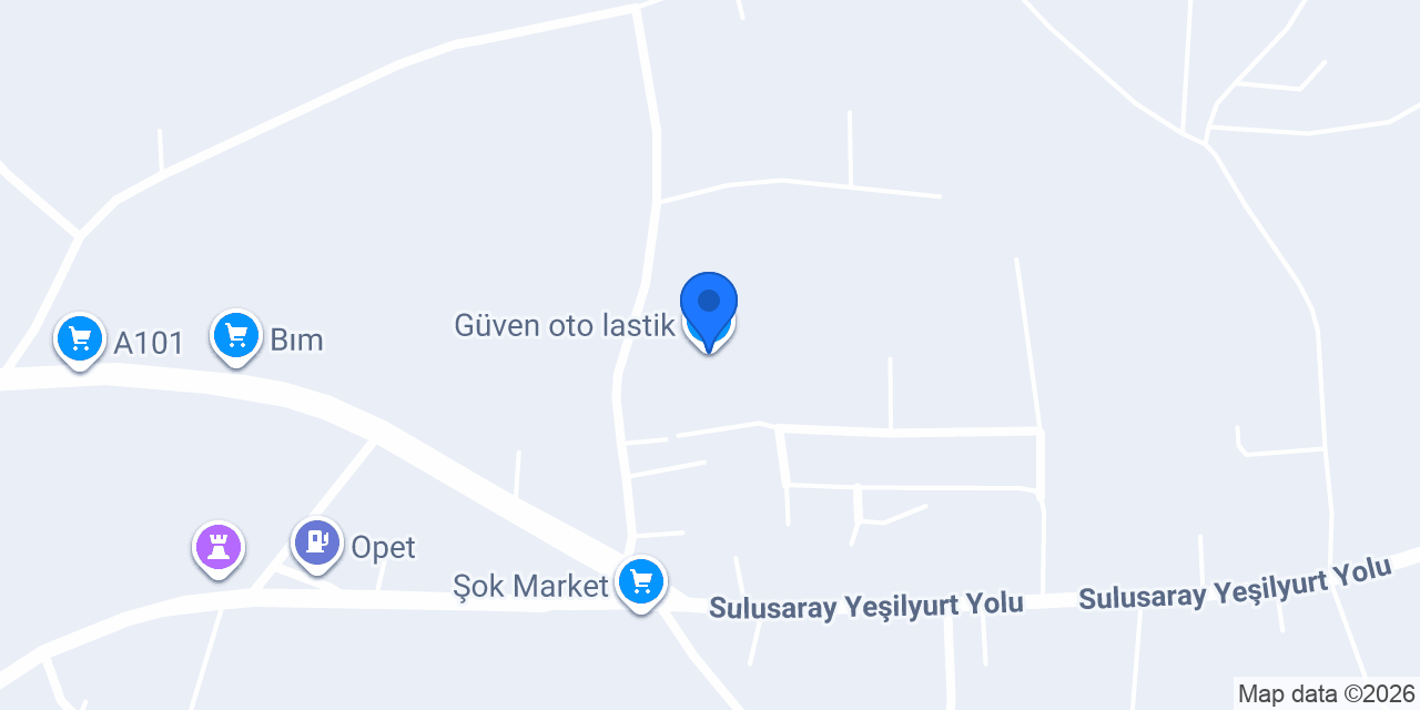 Güven oto lastik konumu