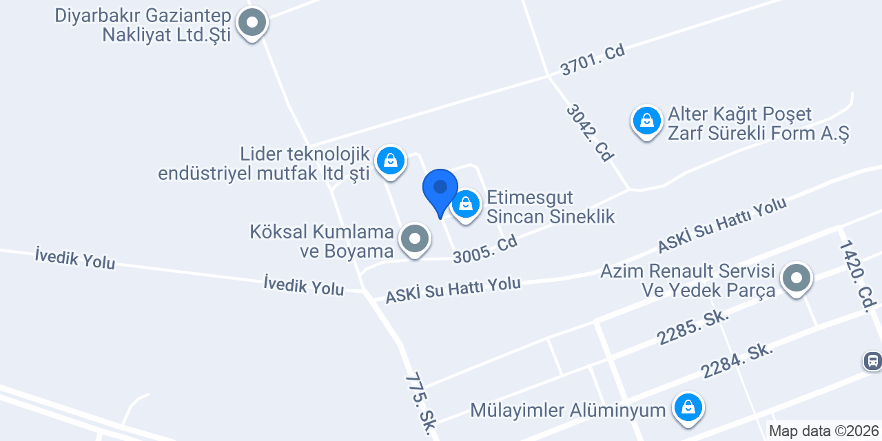 Ravza Yapı Ankara konumu