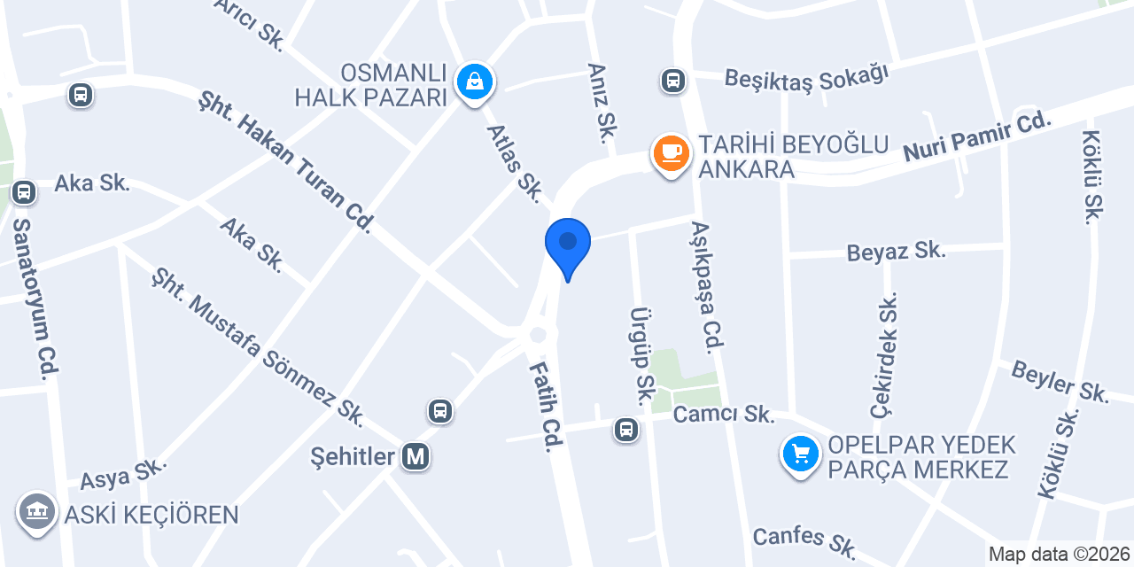 VakıfBank Keçiören Şubesi konumu