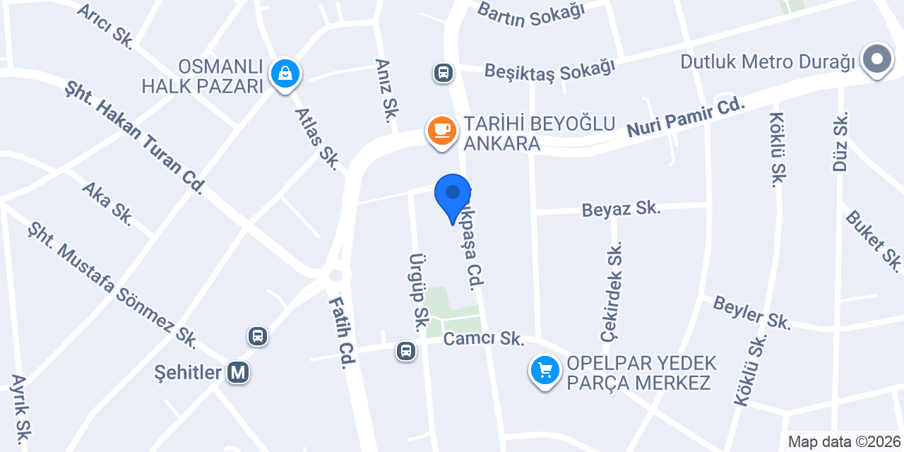Keçiören Busem Çiçekçilik konumu