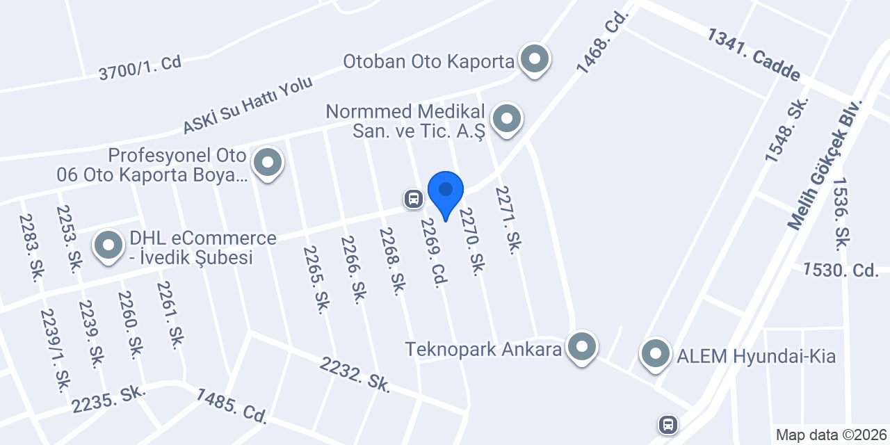 Ankara Oto Lastik konumu