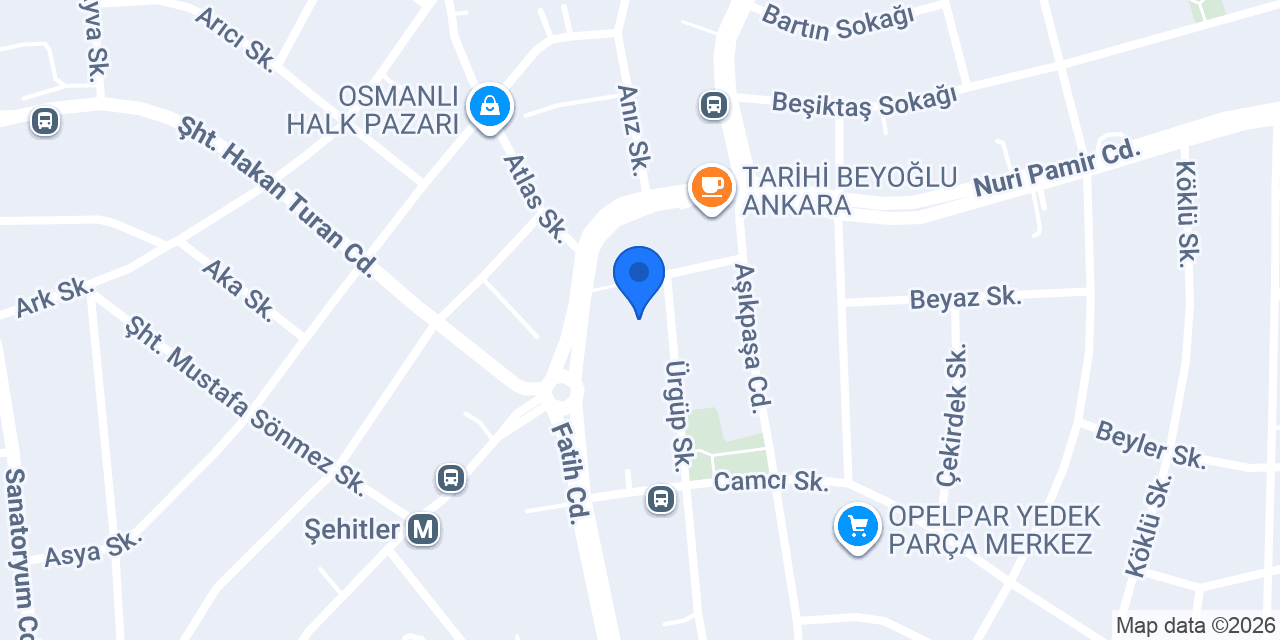 Ptt Keçiören Müdürlüğü konumu