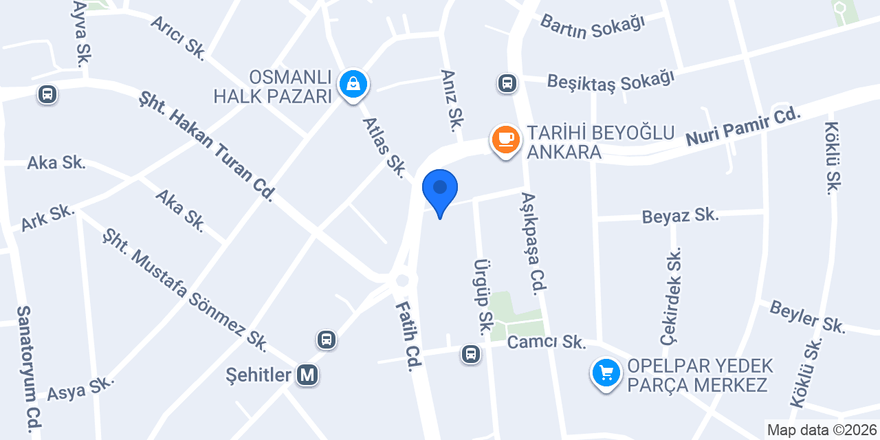 Keçiören İlçe Emniyet Müdürlüğü konumu