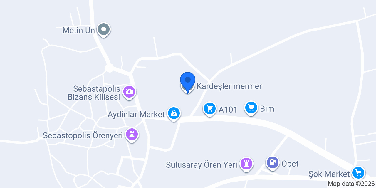 Kardeşler mermer konumu