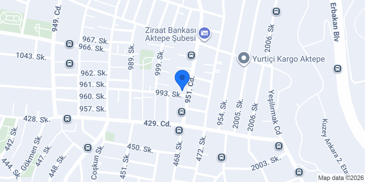 YAZEBUTİK konumu
