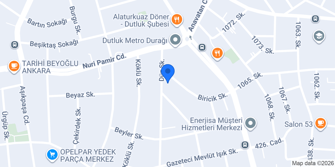 Erkoç Terzi konumu
