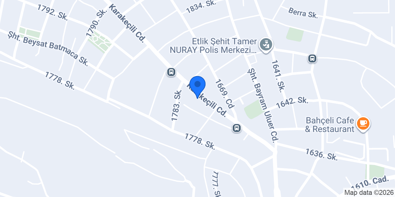Öz maraş dondurma konumu