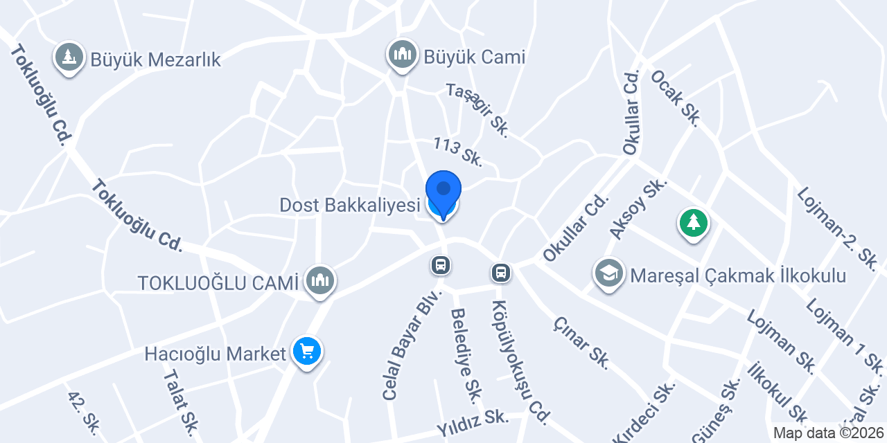 Dost Bakkaliyesi konumu