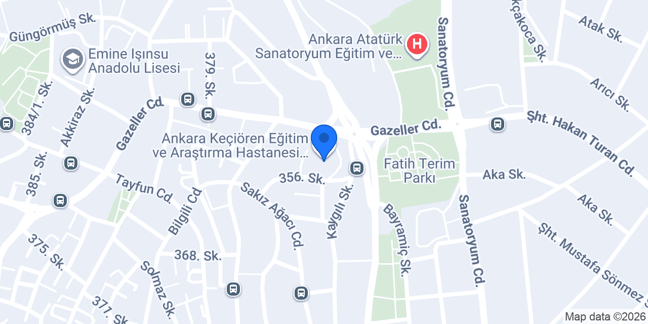 Prof. Dr. Aydın ACAR konumu