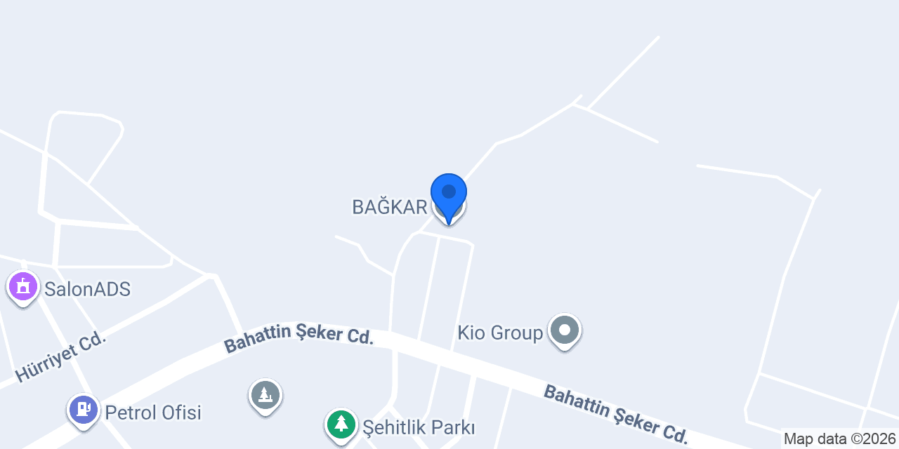 BAĞKAR konumu