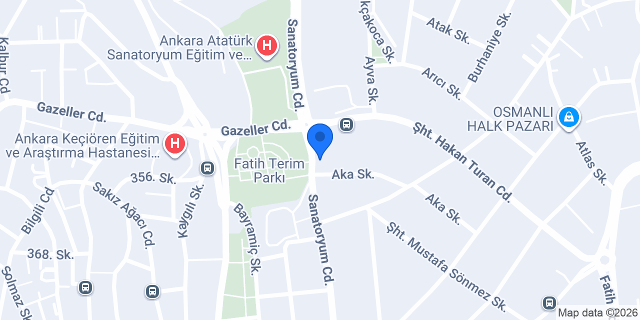 Sanatoryum Eczanesi konumu
