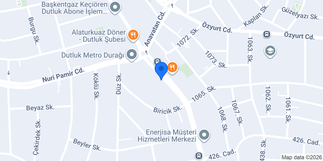 Little Caesars Ankara Keçiören Şubesi konumu