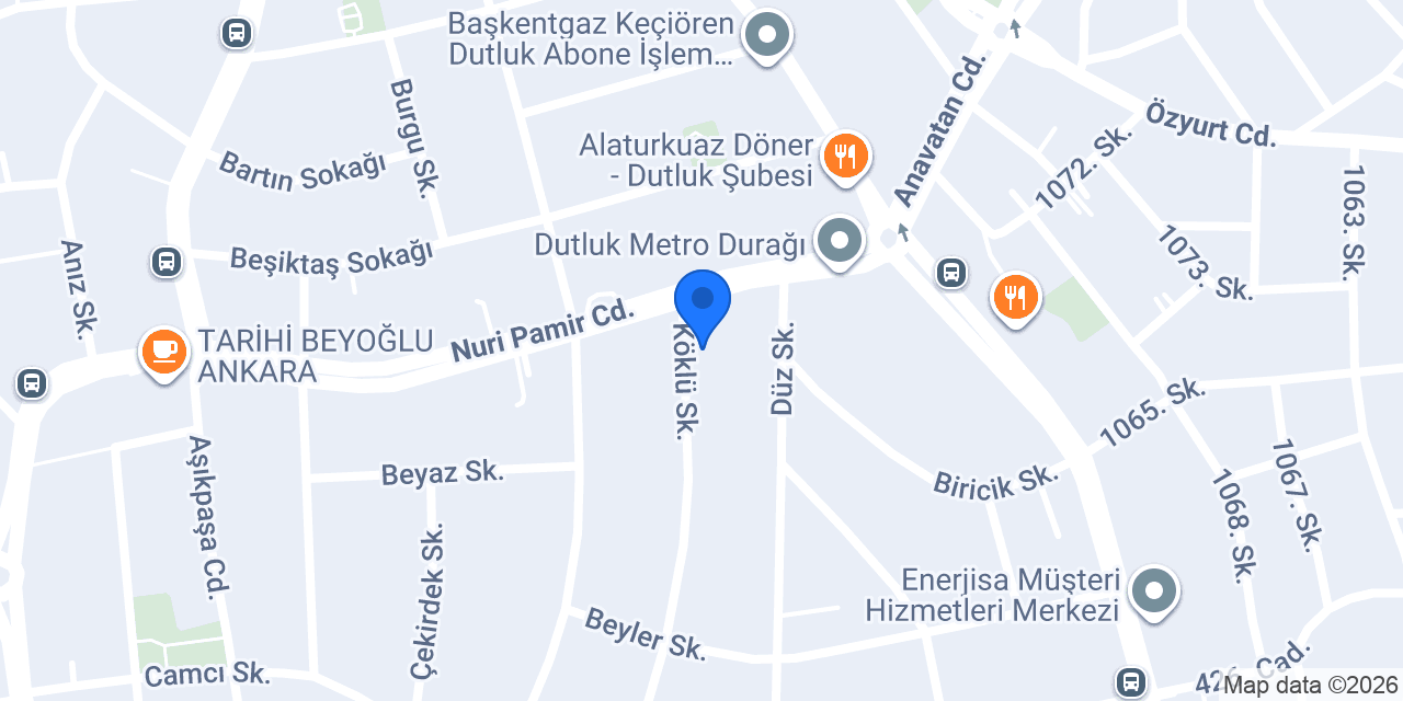 Dutluk moda petshop konumu
