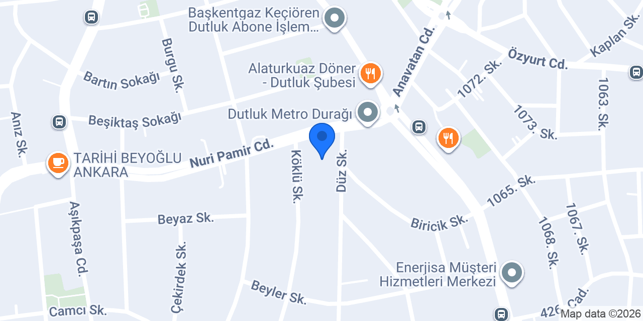 Avukat Mehmet Ateş konumu