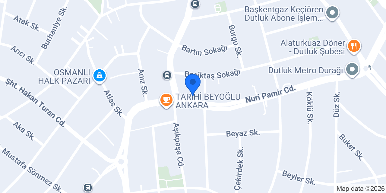 Florya Pastanesi konumu