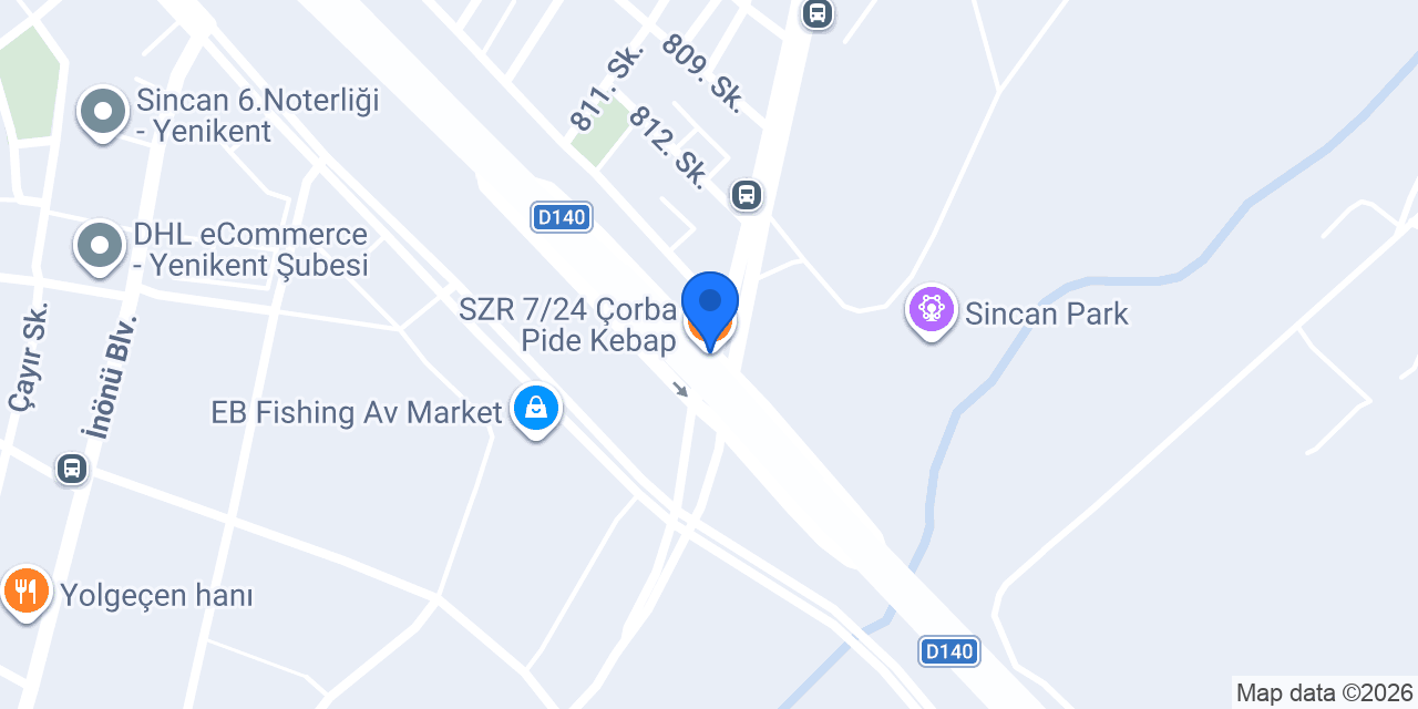SZR 7/24 Çorba Pide Kebap konumu