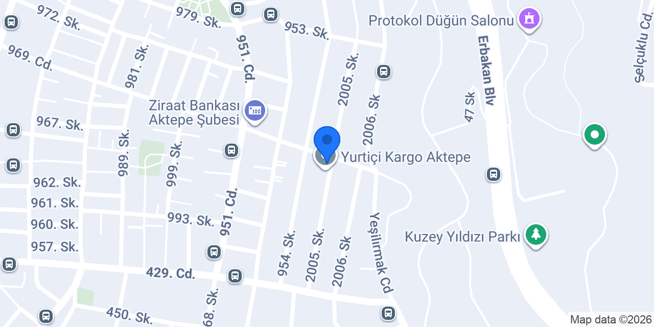 Yüce Oyuncak konumu