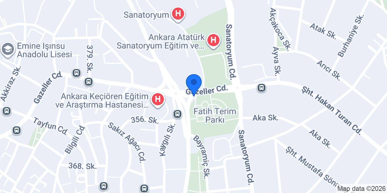 Sanatoryum Taksi konumu