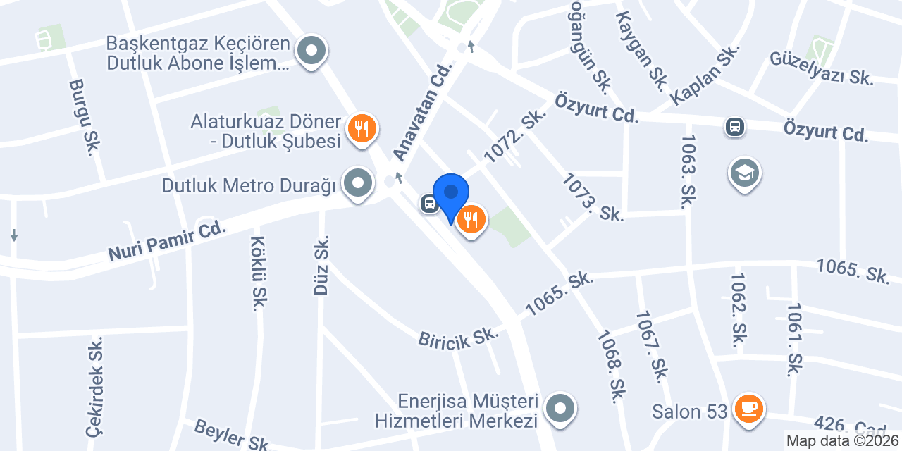 Betül Moda konumu