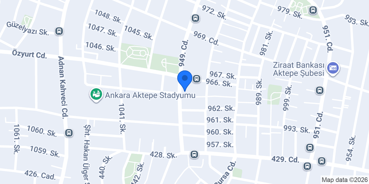Aktepe Stad Taksi Durağı konumu