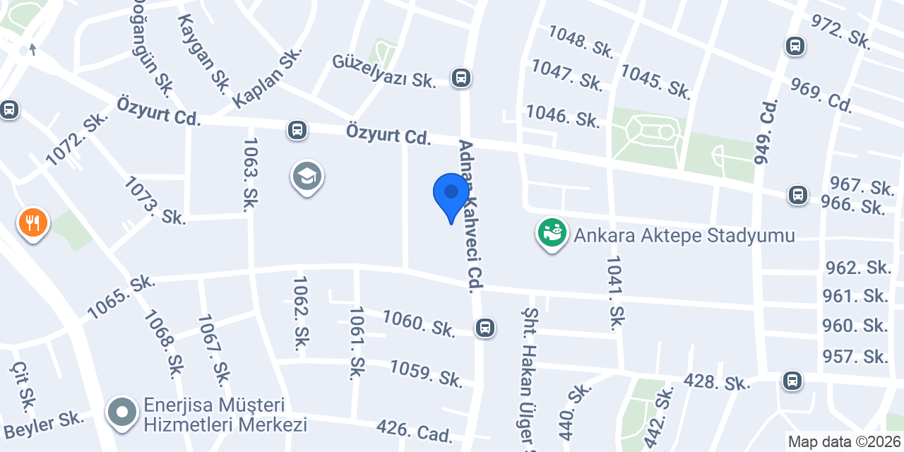 Saray BARBER Time erkek kuaförü konumu
