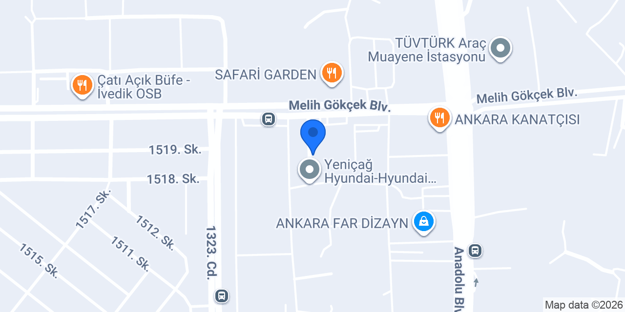 My Otogaz Mühendislik - Ankara LPG - BRC - ATİKER - LOVATO - YETKİLİ SERVİS konumu