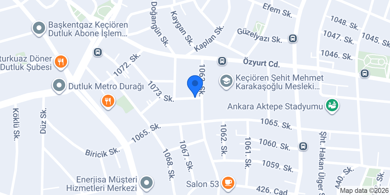 ÇABUKLAR A.Ş konumu