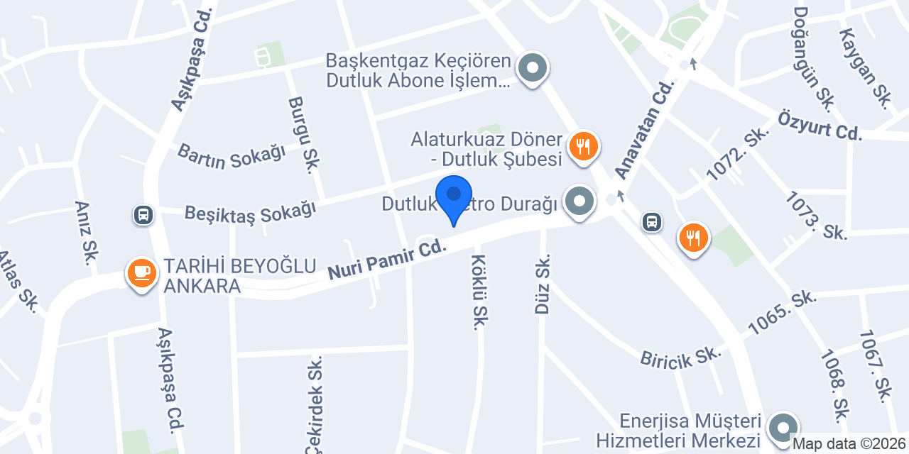 Evshop Keçiören konumu
