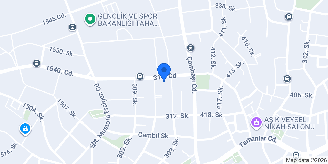 Teşekkür Et konumu