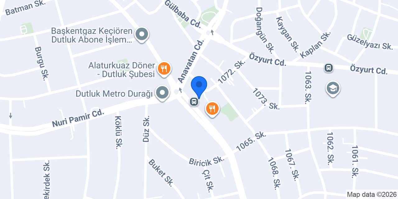 Mega Erkek Kuaförü konumu