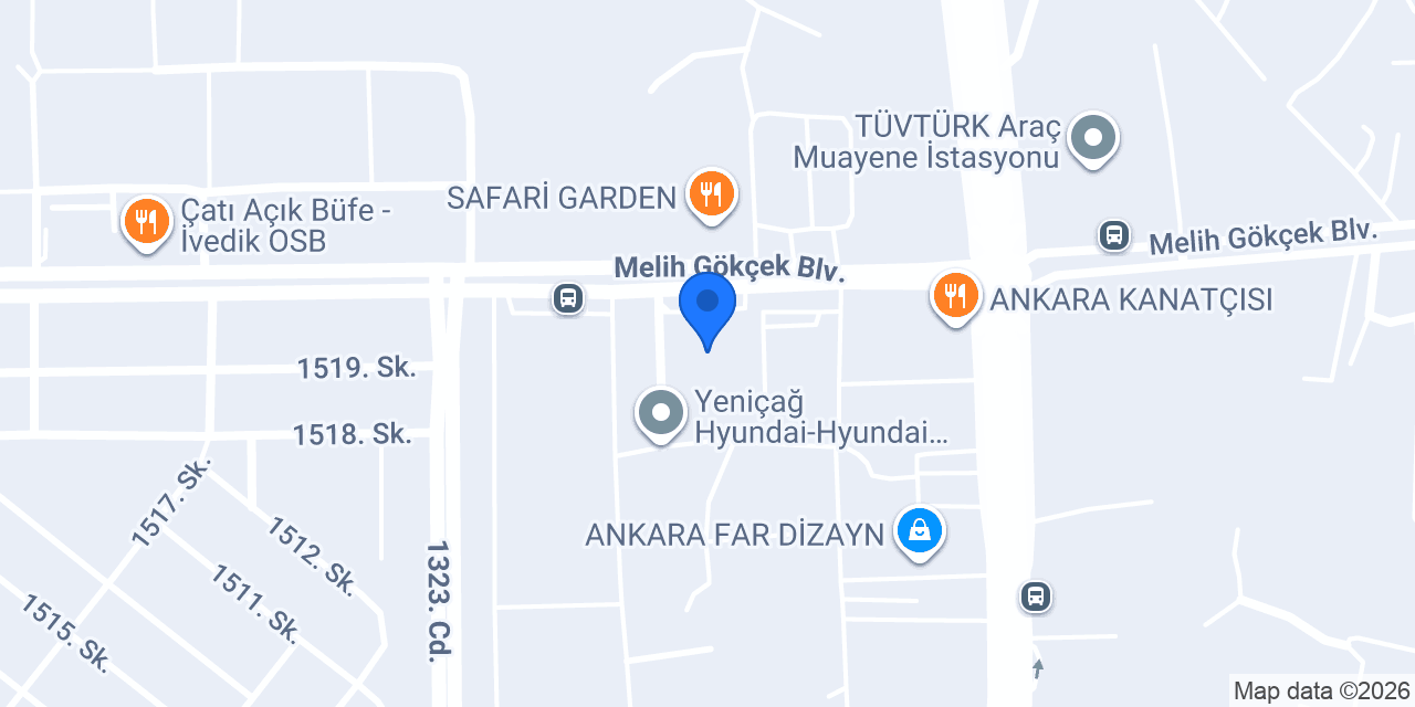 Ceylan Oto Lastik konumu