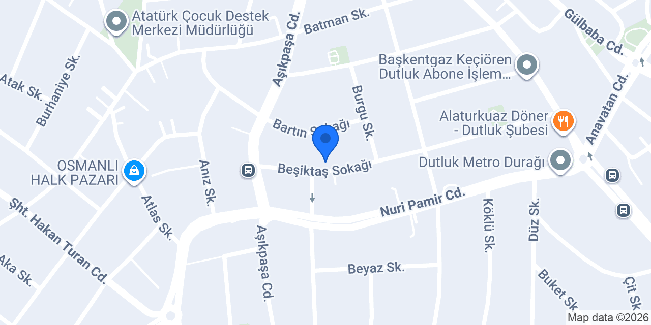 Birsen Bayan Kuaför konumu