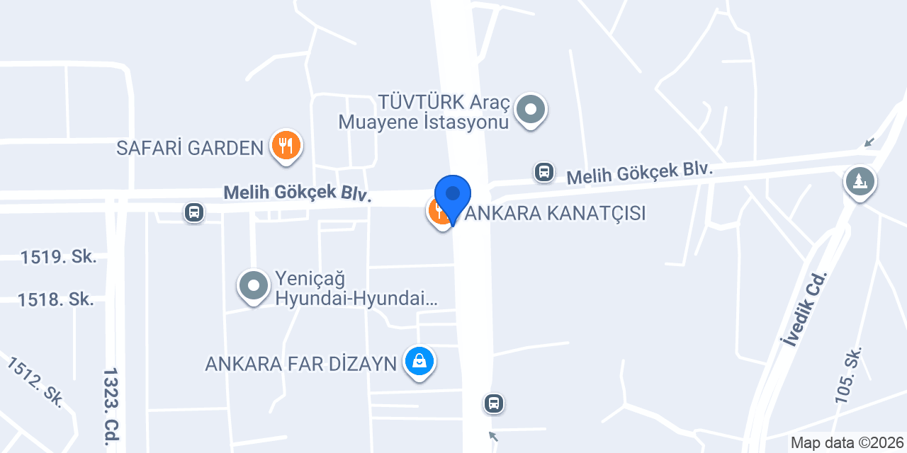 Erd Çelik Yapı Villa Ankara Prefabrik Çelik Ev konumu