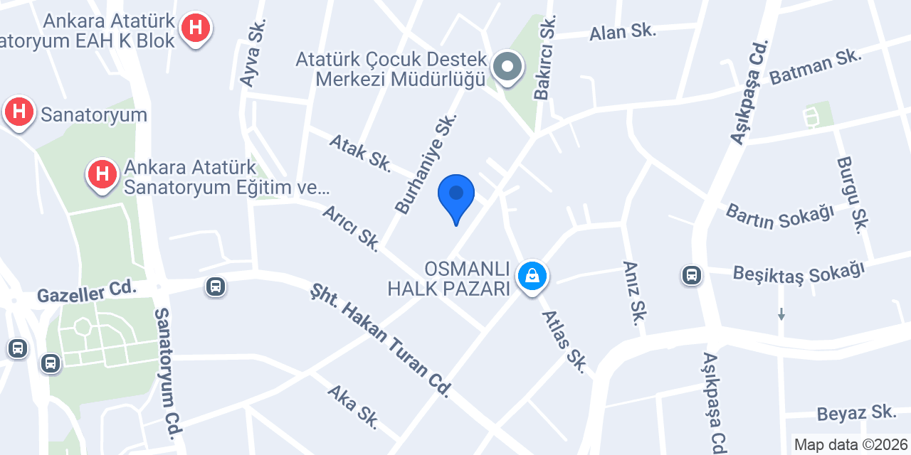 Dutlu Konak Sanat Merkezi konumu