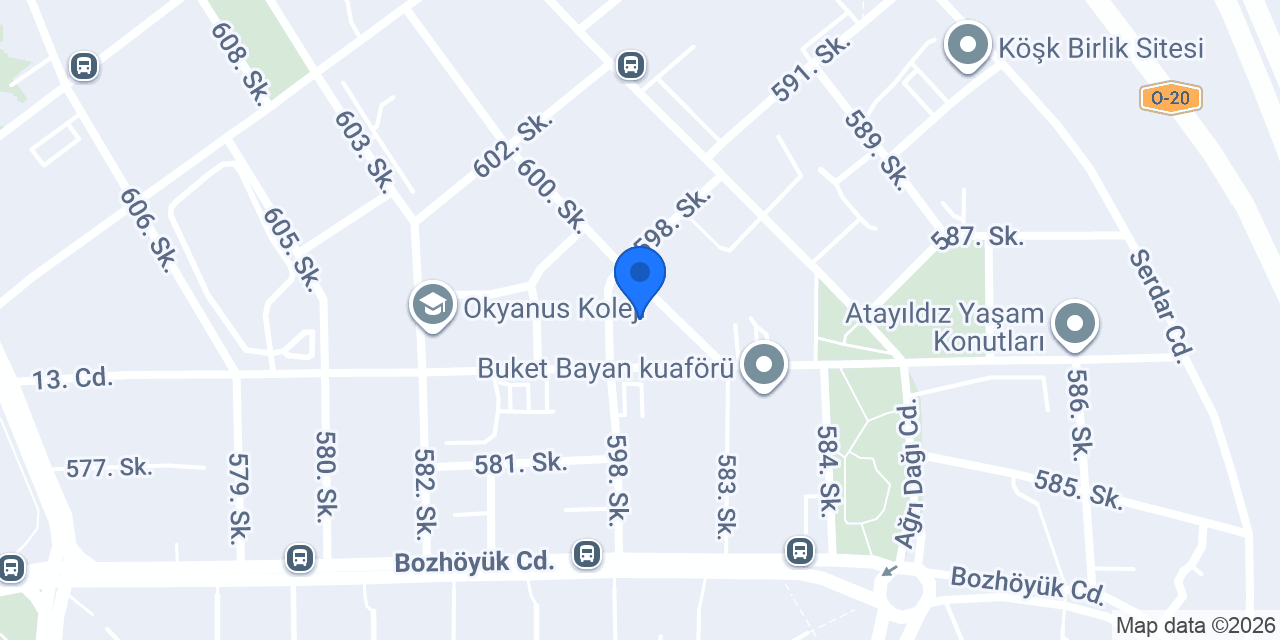 Deniz Pet Shop konumu