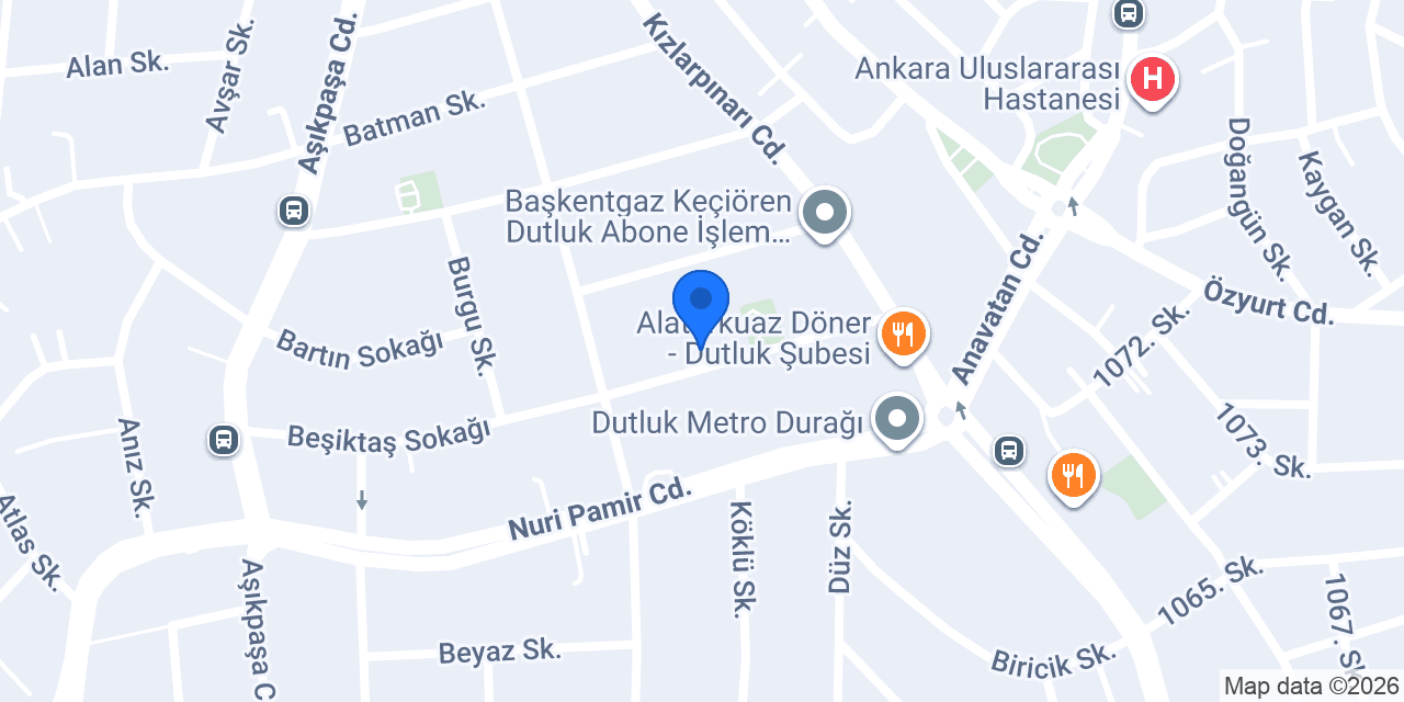 Yeniçelik Elektrik konumu