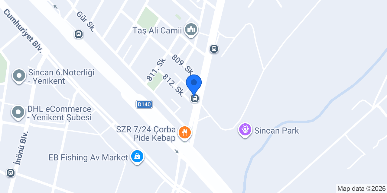 Ender oto lastik konumu