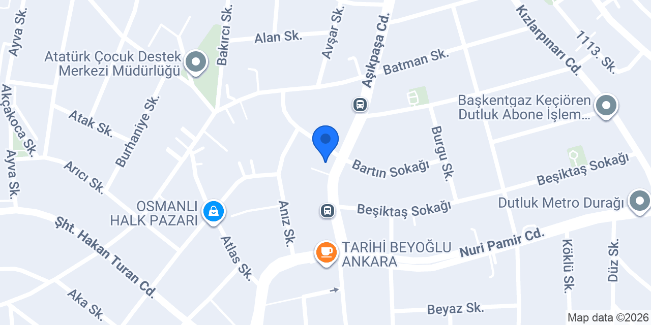 Öztürk Anahtar konumu