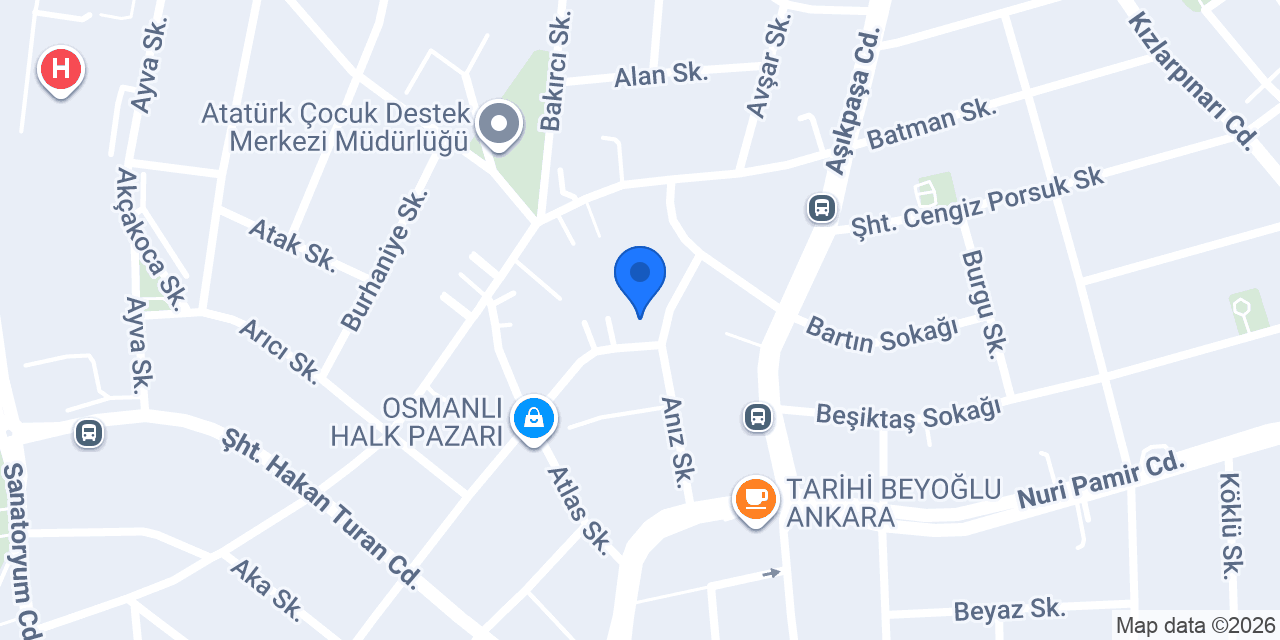 Yeni Asya Eczanesi konumu