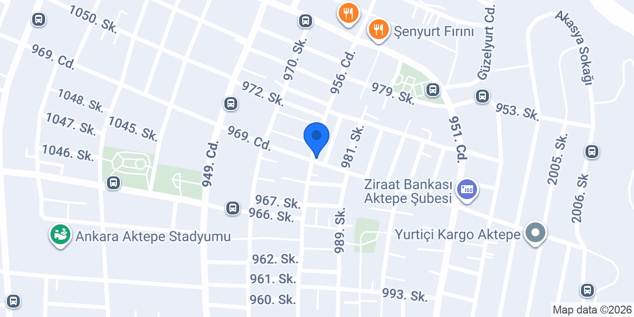 Bizim Döner konumu