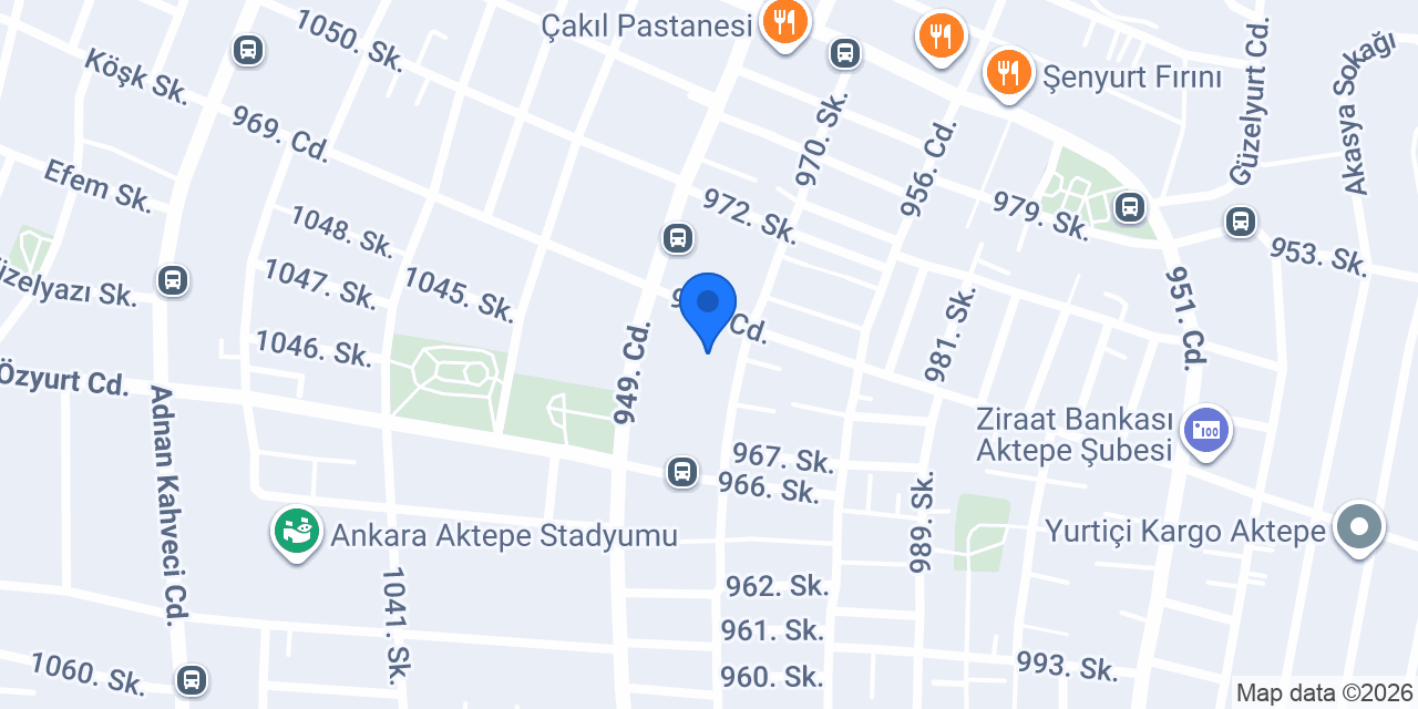 Aktepe Aqupark konumu