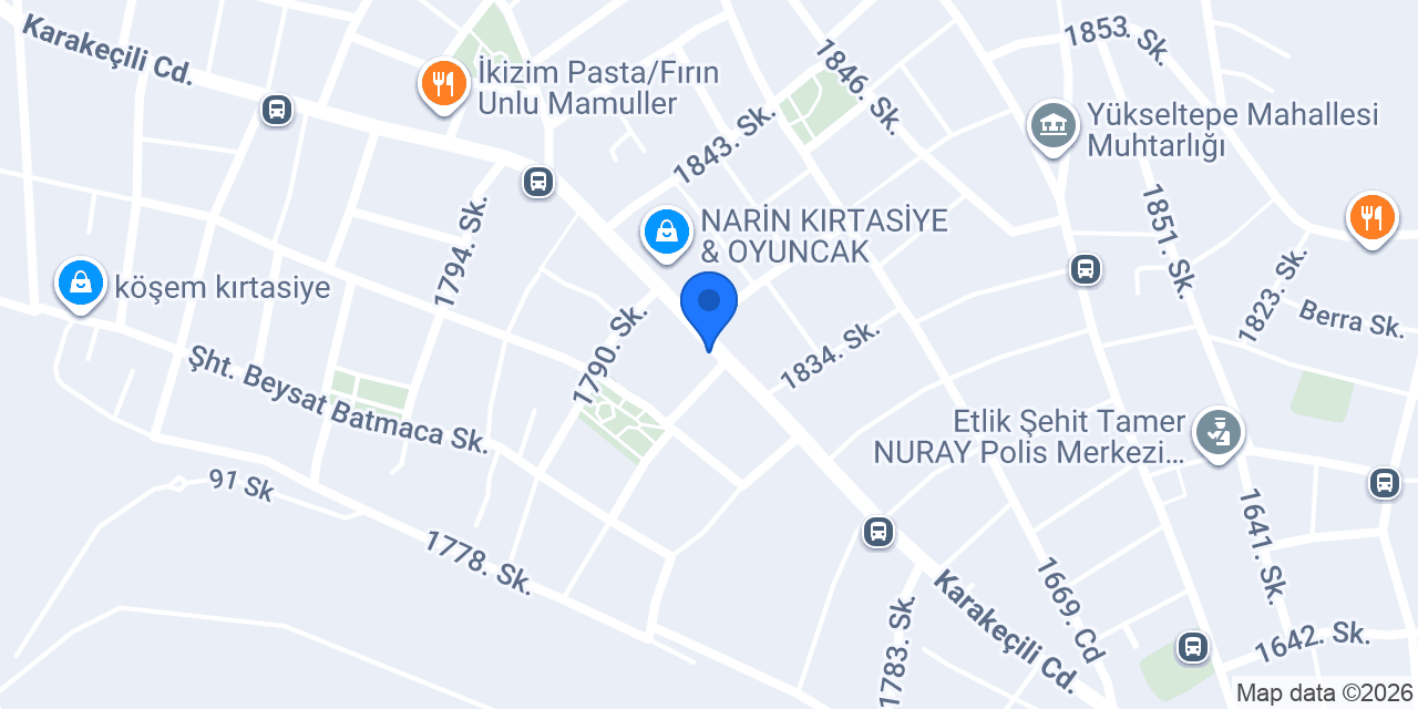 Mete Kuyumculuk konumu