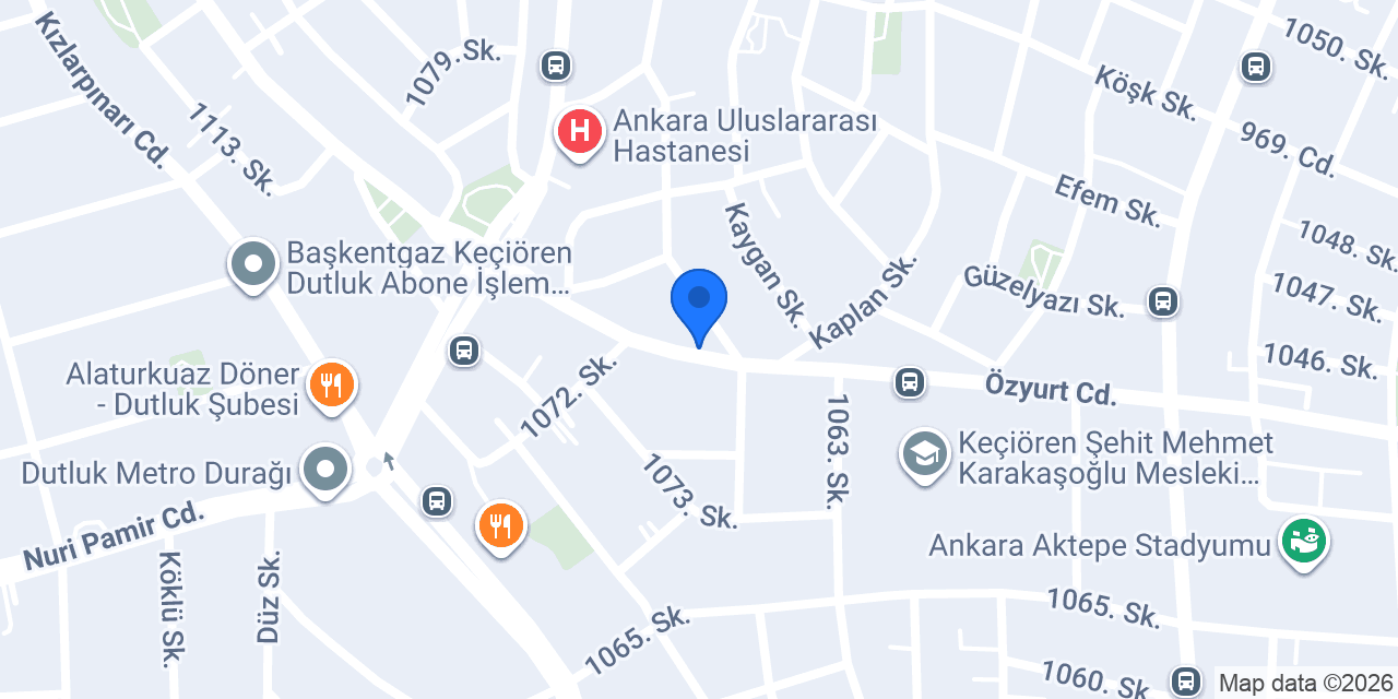 Kervancıoğlu Yapı Dekorasyon konumu
