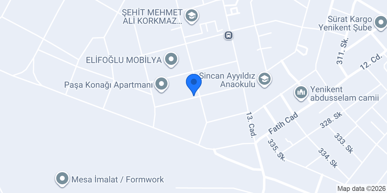 Yepaş ekmek konumu
