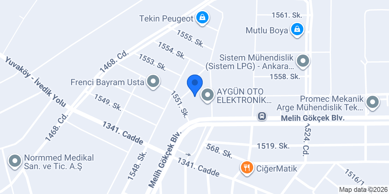 Gençler OTO Tamir Bakım (İvedik Şube) konumu