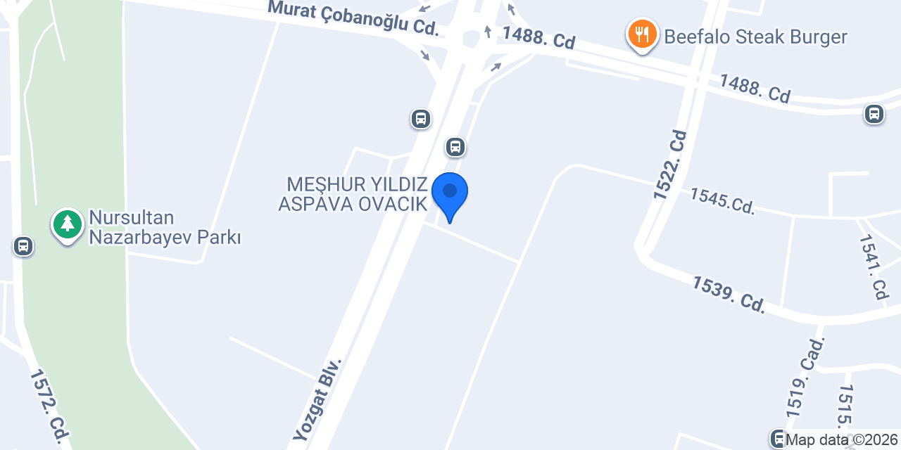 Dayı Kürek Lahmacun (Ovacık) konumu